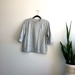 Banana Republic Factory Balloon Crop soft sweatshirt